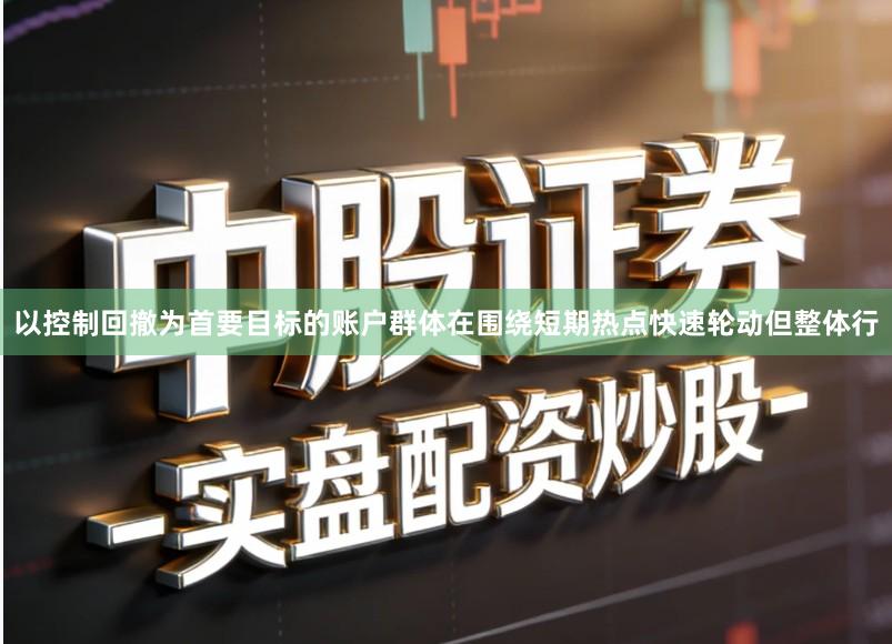 以控制回撤为首要目标的账户群体在围绕短期热点快速轮动但整体行