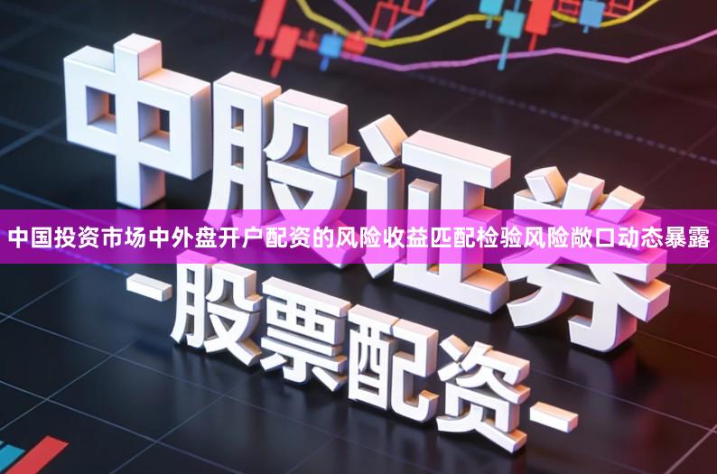 中国投资市场中外盘开户配资的风险收益匹配检验风险敞口动态暴露