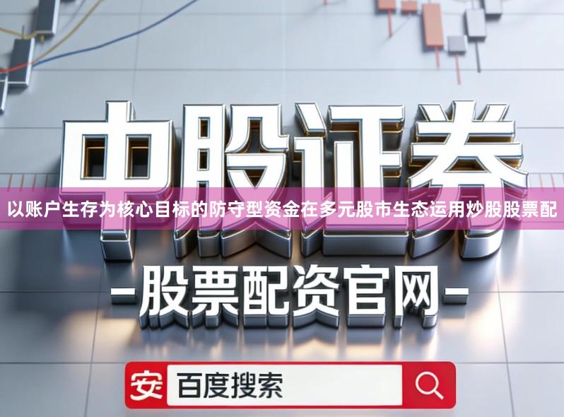 以账户生存为核心目标的防守型资金在多元股市生态运用炒股股票配